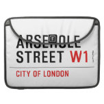 Arsehole Street  MacBook Pro Sleeves