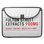 Fulton street Extracts  MacBook Pro Sleeves