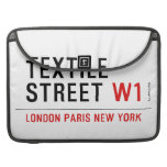 Textile Street  MacBook Pro Sleeves