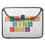 PERIDOIC
 TABLES
 ROCK!  MacBook Pro Sleeves