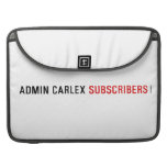 Admin carLEX  MacBook Pro Sleeves