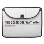 158 Coleridge Way  MacBook Pro Sleeves