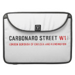 Carbonaro street  MacBook Pro Sleeves