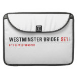 Westminster Bridge  MacBook Pro Sleeves