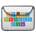 Happy
 Birthday
 Muna  MacBook Pro Sleeves