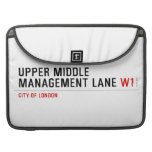 Upper Middle Management Lane  MacBook Pro Sleeves
