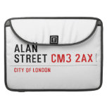 Alan  Street  MacBook Pro Sleeves