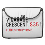 Vicarage Crescent  MacBook Pro Sleeves