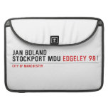 Jan Boland Stockport MDU  MacBook Pro Sleeves