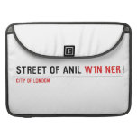 Street of anil  MacBook Pro Sleeves