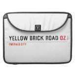 YELLOW BRICK ROAD  MacBook Pro Sleeves