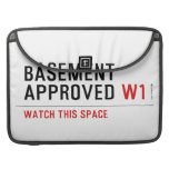 BASEMENT  APPROVED  MacBook Pro Sleeves