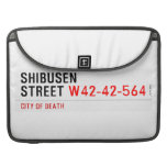 shibusen street  MacBook Pro Sleeves