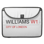 WILLIAMS  MacBook Pro Sleeves