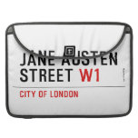 Jane Austen Street  MacBook Pro Sleeves