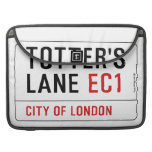 totter's  lane  MacBook Pro Sleeves
