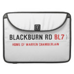 Blackburn Rd  MacBook Pro Sleeves
