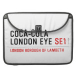 COCA-COLA LONDON EYE  MacBook Pro Sleeves