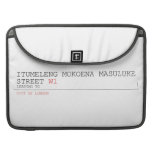 ITUMELENG MOKOENA MASULUKE  Street  MacBook Pro Sleeves