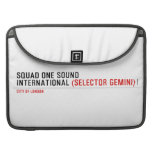 SQUAD ONE SOUND INTERNATIONAL  MacBook Pro Sleeves