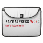 BAYKALPRESS  MacBook Pro Sleeves