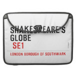 Shakespeare's globe   MacBook Pro Sleeves