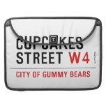 cupcakes Street  MacBook Pro Sleeves