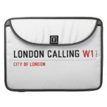 LONDON CALLIng  MacBook Pro Sleeves