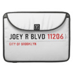 JOEY R BLVD  MacBook Pro Sleeves