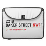 221B BAKER STREET  MacBook Pro Sleeves