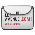 LET  AVENUE  MacBook Pro Sleeves