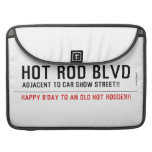 Hot Rod Blvd  MacBook Pro Sleeves