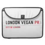 London vegan  MacBook Pro Sleeves