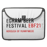 EGHAM BEER FESTIVAL  MacBook Pro Sleeves