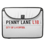 penny lane  MacBook Pro Sleeves