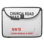 CHURCH ROAD ROAD      MacBook Pro Sleeves