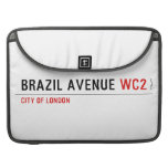 Brazil Avenue  MacBook Pro Sleeves