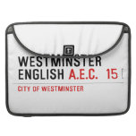 Westminster English  MacBook Pro Sleeves