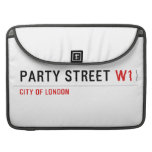 Party street  MacBook Pro Sleeves