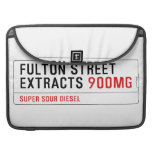 Fulton street Extracts  MacBook Pro Sleeves