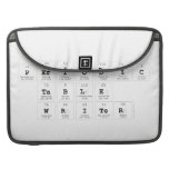 Periodic Table Writer  MacBook Pro Sleeves