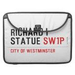 richard i statue  MacBook Pro Sleeves