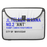 jl.telaga warna no.2  MacBook Pro Sleeves