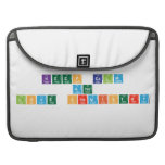 keep calm 
 and 
 love chemistry  MacBook Pro Sleeves