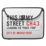 This is my  street  MacBook Pro Sleeves