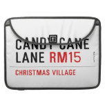 Candy Cane Lane  MacBook Pro Sleeves