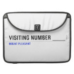 Visiting Number ____  MacBook Pro Sleeves