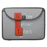 Game
 Letter
 Tiles  MacBook Pro Sleeves
