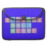 Periodic
 Table
 Writer  MacBook Pro Sleeves
