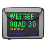 Weegee Road  MacBook Pro Sleeves